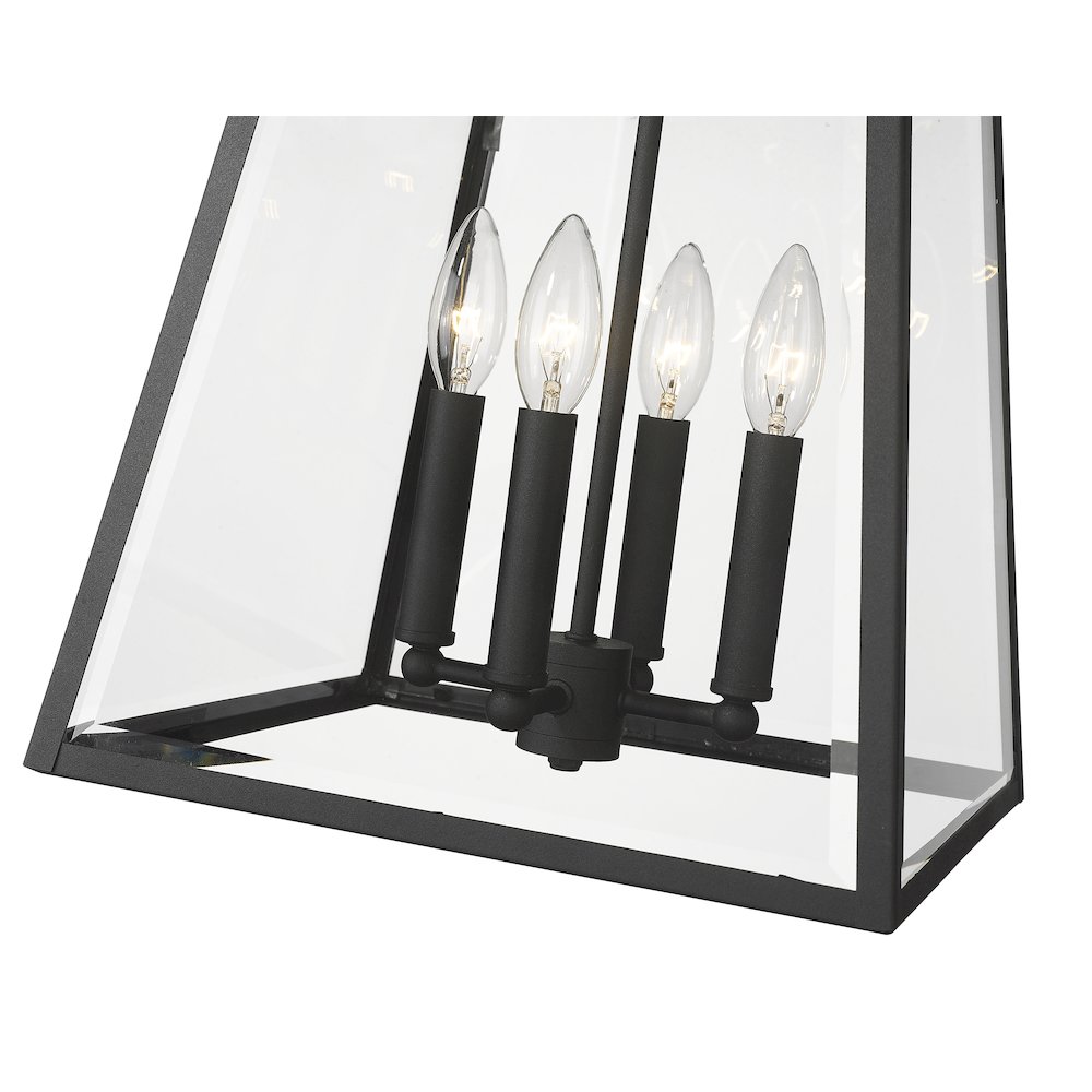 Z-Lite 4 Light Outdoor Chain Mount Ceiling Fixture. Picture 4