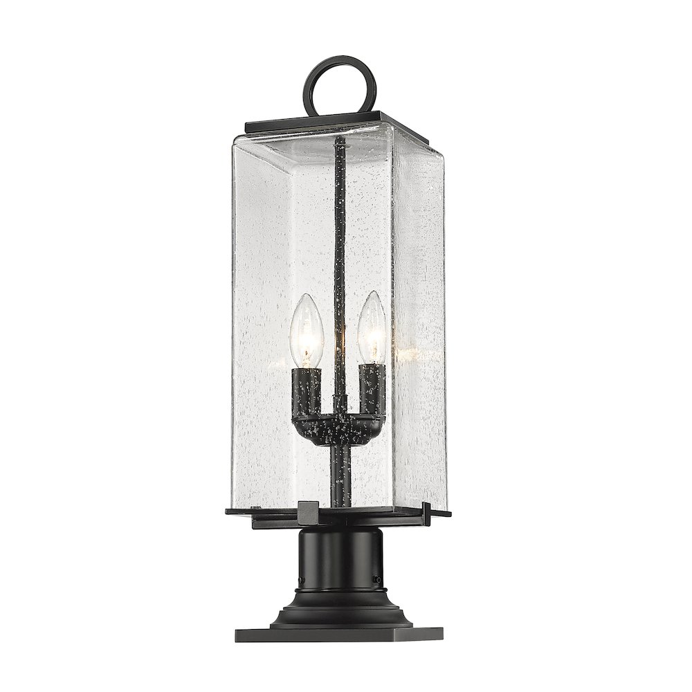Z-Lite 2 Light Outdoor Pier Mounted Fixture. Picture 2