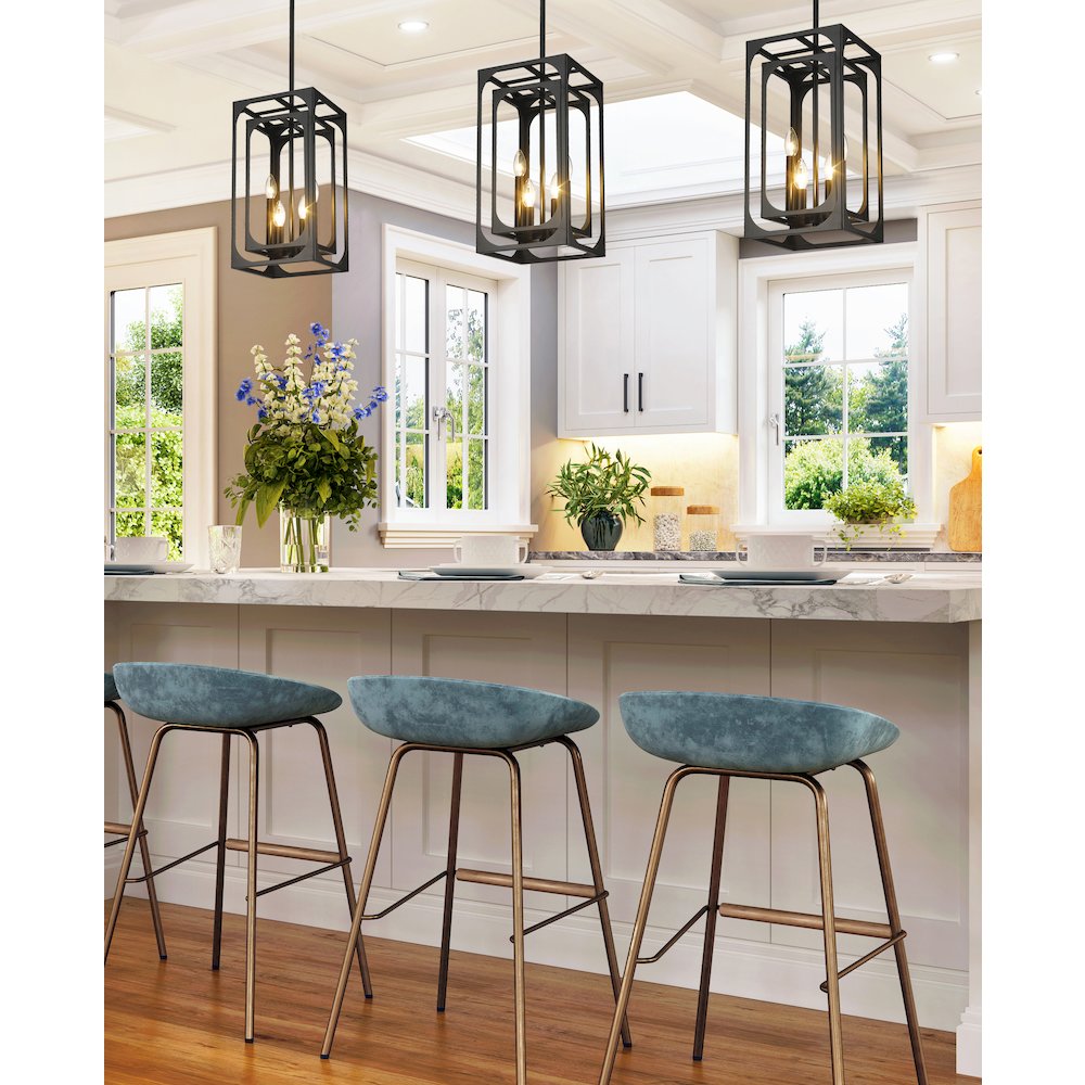 Z-Lite 4 Light Chandelier. Picture 7