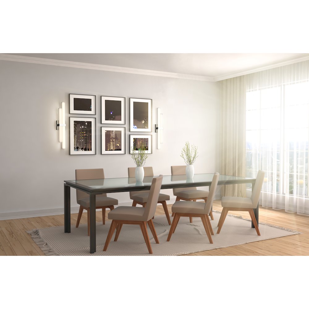 Z-Lite Zane 2 Light Vanity in Chrome  Frame Finish. Picture 7