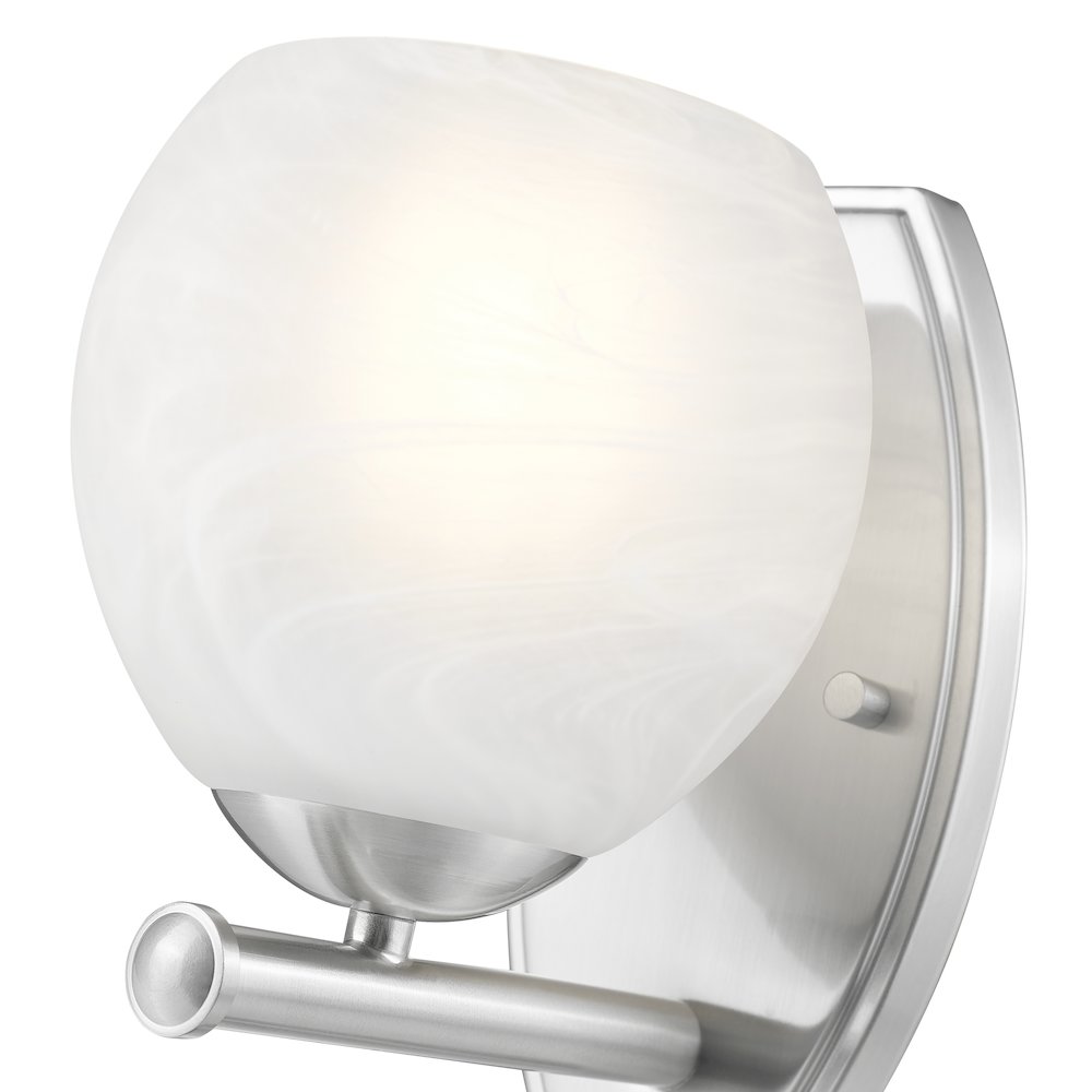 Z-Lite 1 Light Wall Sconce, Brushed Nickel. Picture 4