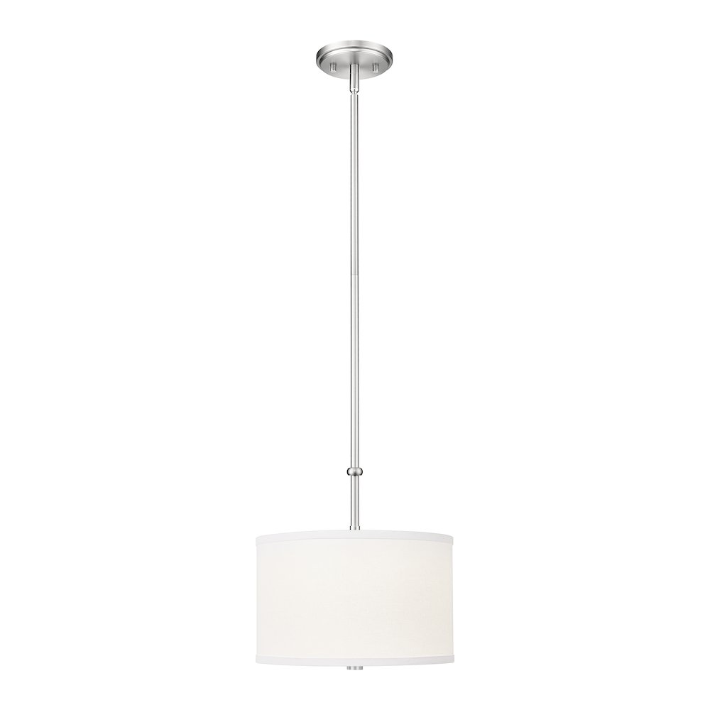 Z-Lite 1 Light Pendant, Brushed Nickel. Picture 2
