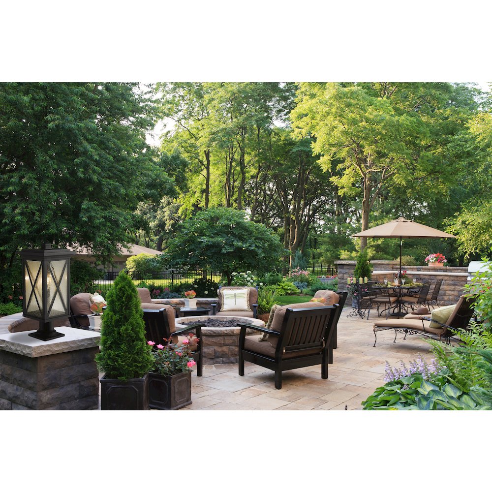 Z-Lite 1 Light Outdoor Pier Mounted Fixture. Picture 7