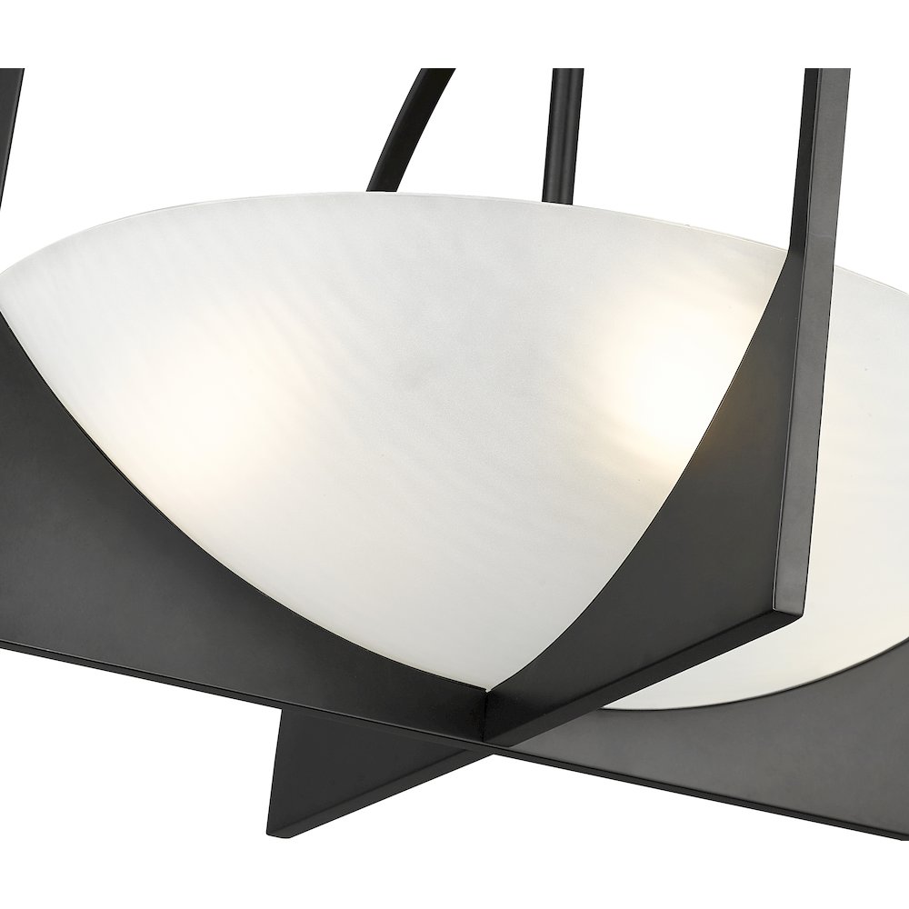 Z-Lite 4 Light Semi Flush Mount. Picture 4