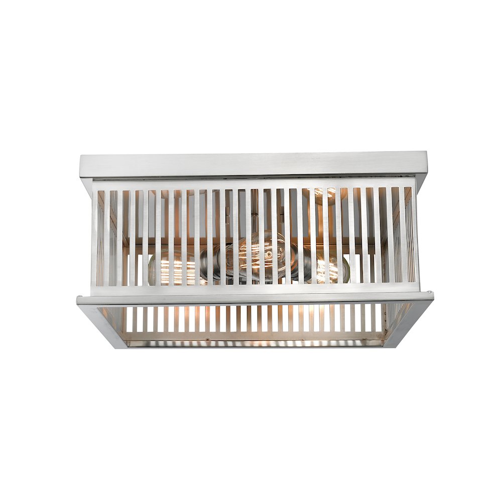 Z-Lite 3 Light Flush Mount. Picture 2