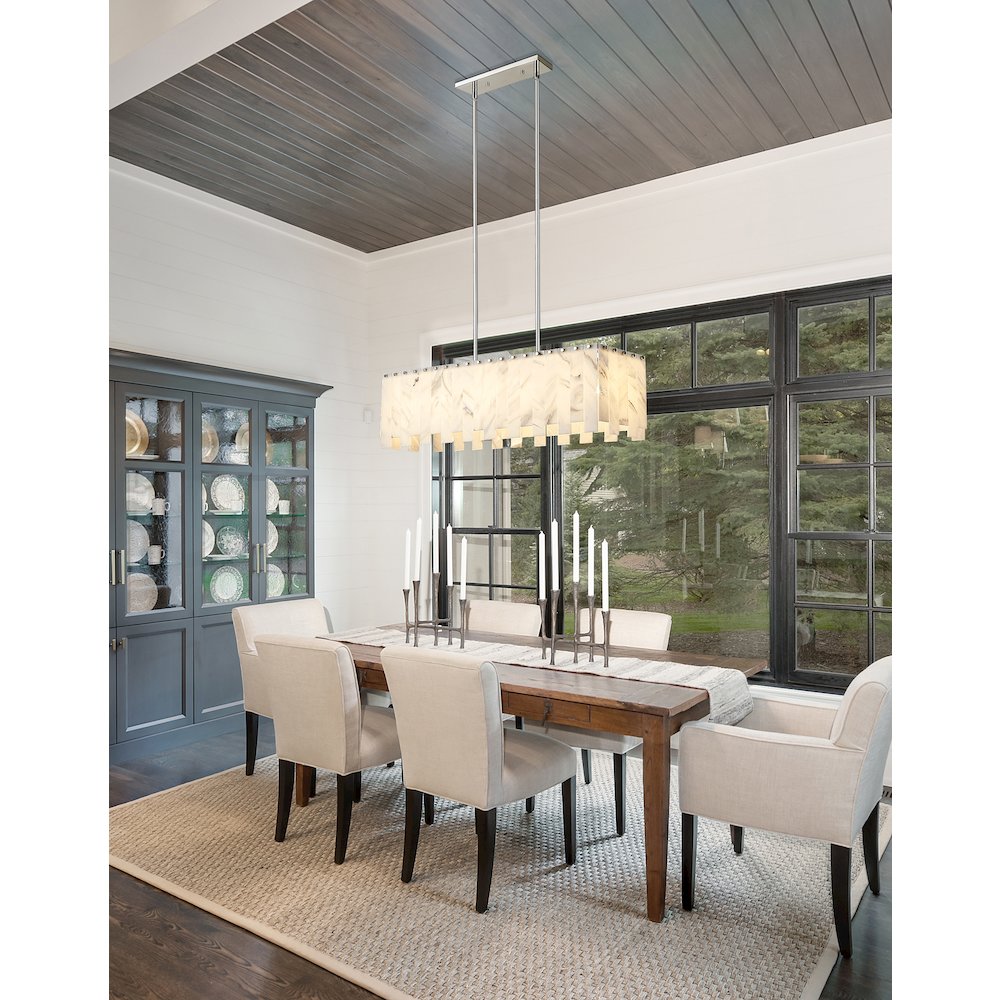Z-Lite 5 Light Linear Chandelier. Picture 6
