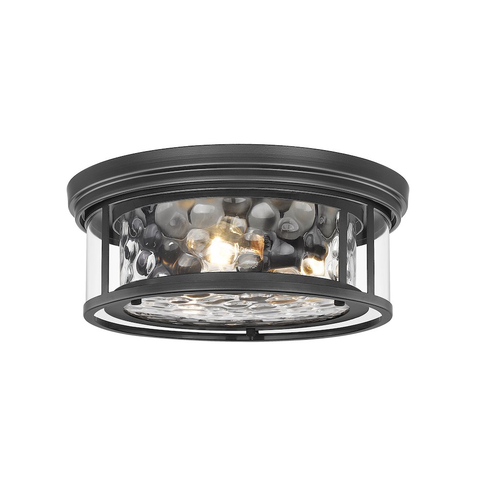 Z-Lite 3 Light Flush Mount. Picture 1