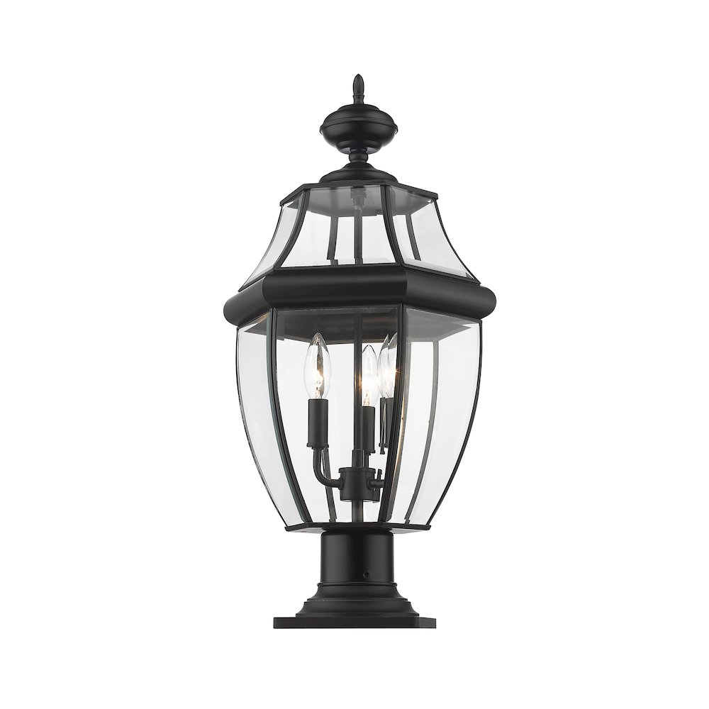 Z-Lite 3 Light Outdoor Pier Mounted Fixture. Picture 1