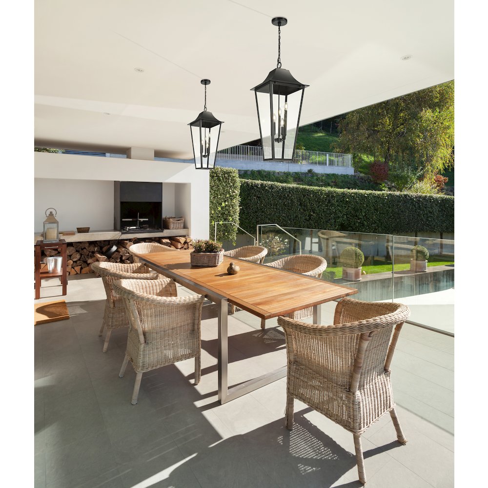 Z-Lite 5 Light Outdoor Chain Mount Ceiling Fixture. Picture 6