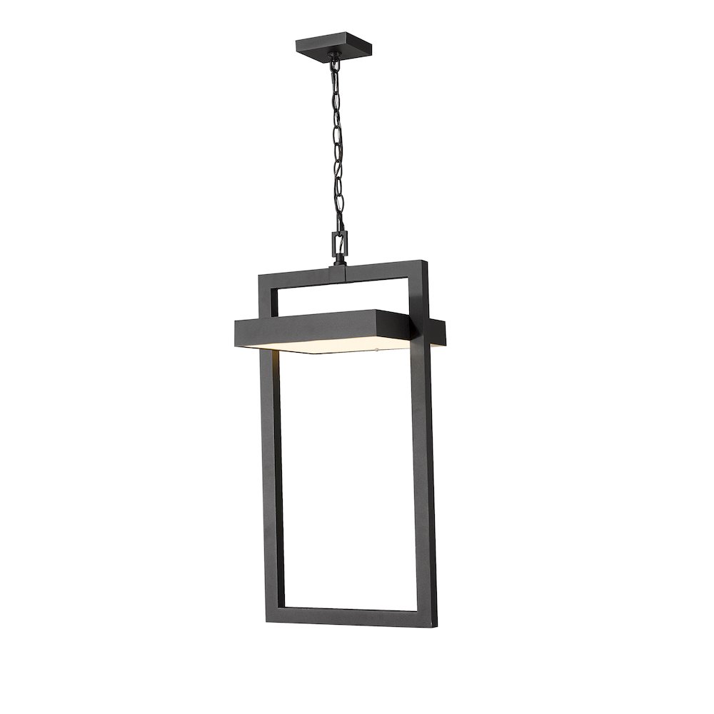 Z-Lite 1 Light Outdoor Chain Mount Ceiling Fixture. Picture 3