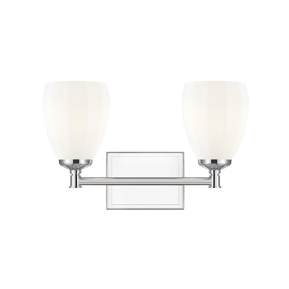 Z-Lite Oren 2 Light Vanity in Chrome  color, Steel frame. Picture 2