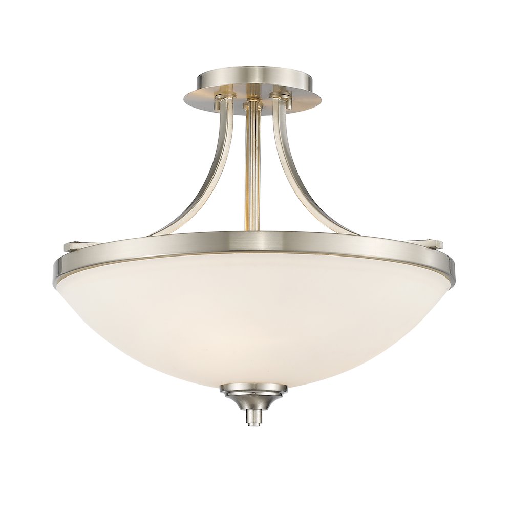 Z-Lite 3 Light Semi Flush Mount. Picture 1