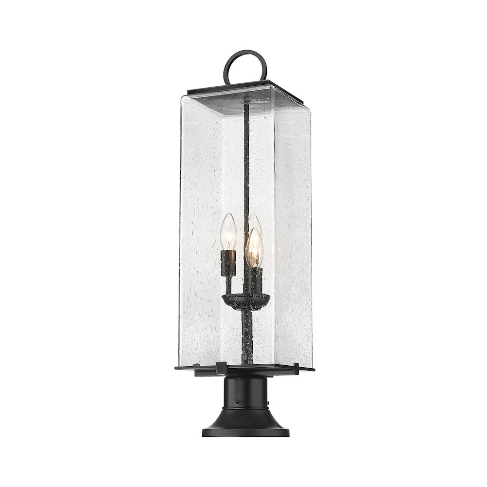 Z-Lite 3 Light Outdoor Pier Mounted Fixture. Picture 3