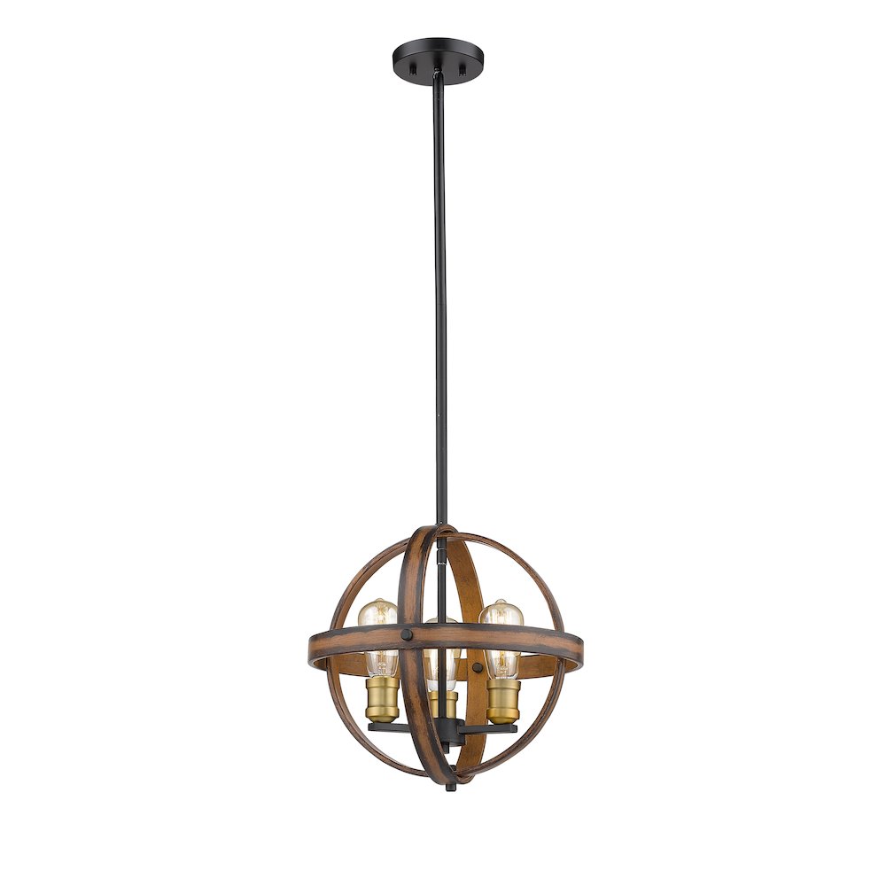 Z-Lite 3 Light Pendant. Picture 2