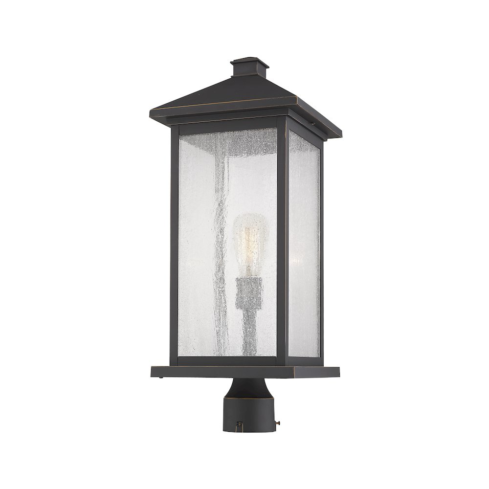Z-Lite 1 Light Outdoor Post Mount Fixture. Picture 4