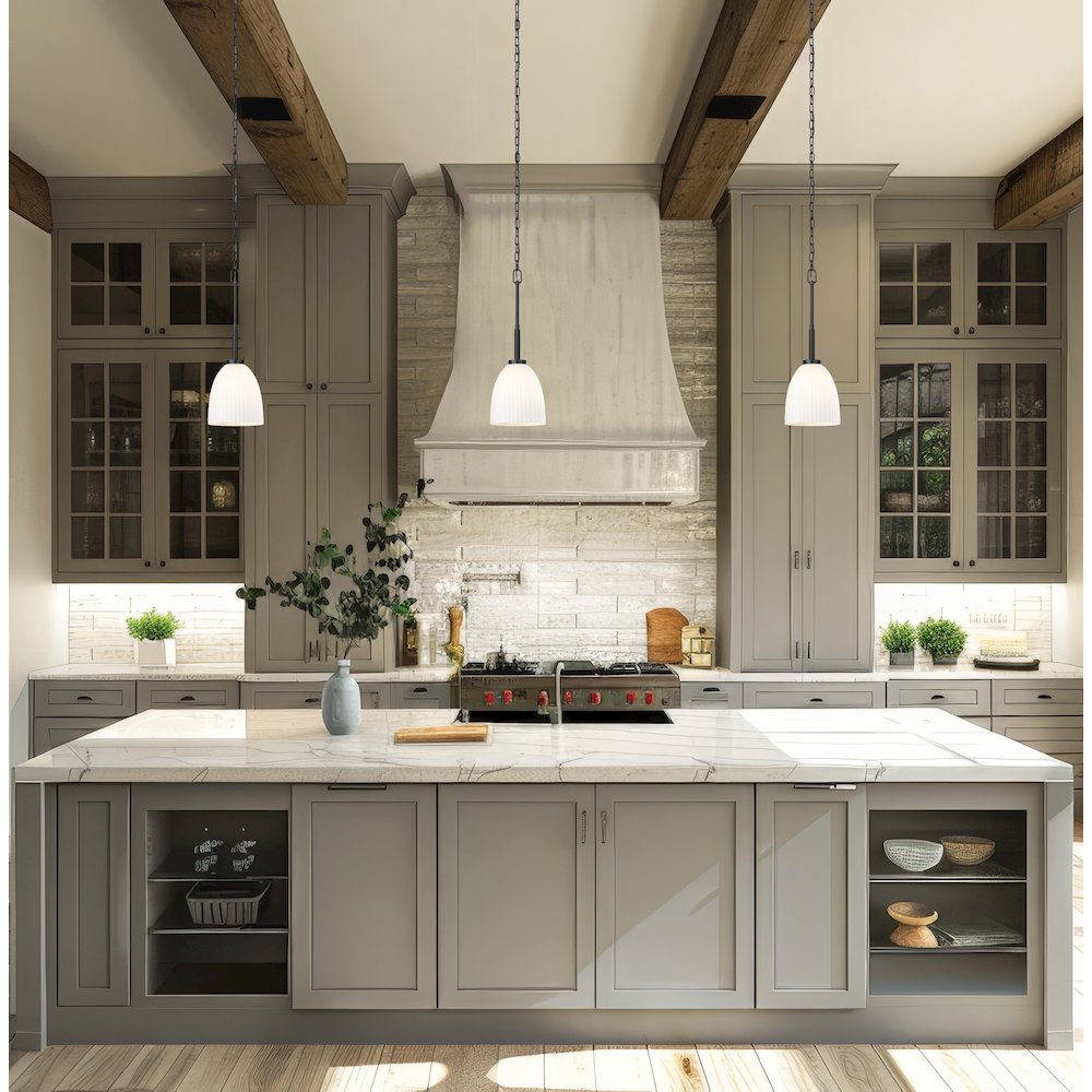 Z-Lite Naya 1 Light Pendant in Matte Black color, Steel frame. Picture 6