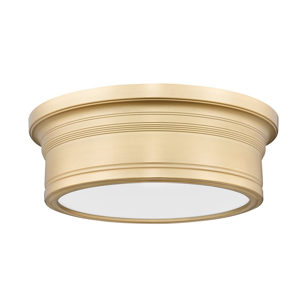 Z-Lite 1 Light Flush Mount, Modern Gold. Picture 7