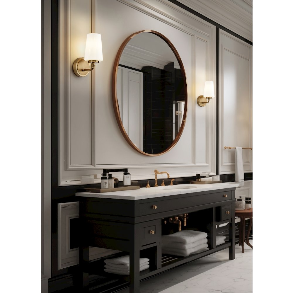 Z-Lite Montford 1 Light Wall Sconce in Modern Gold color, Steel frame. Picture 7