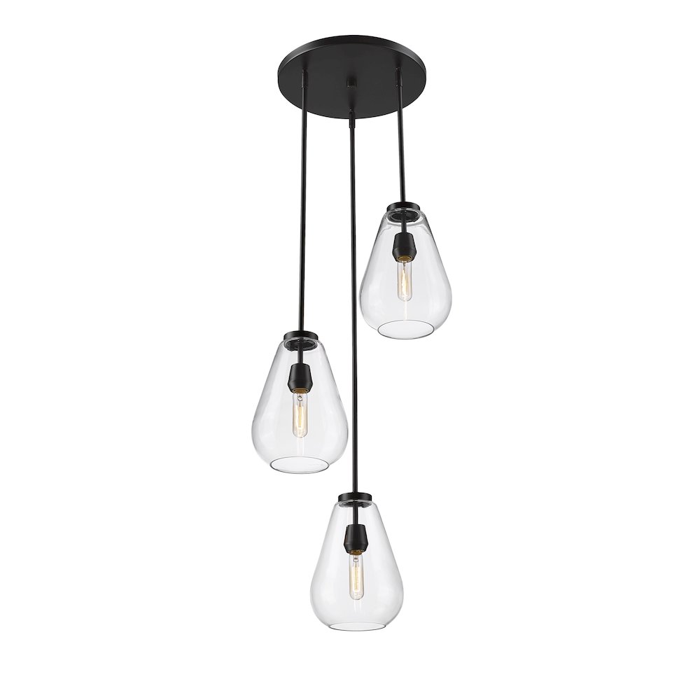 Z-Lite 3 Light Chandelier. Picture 3