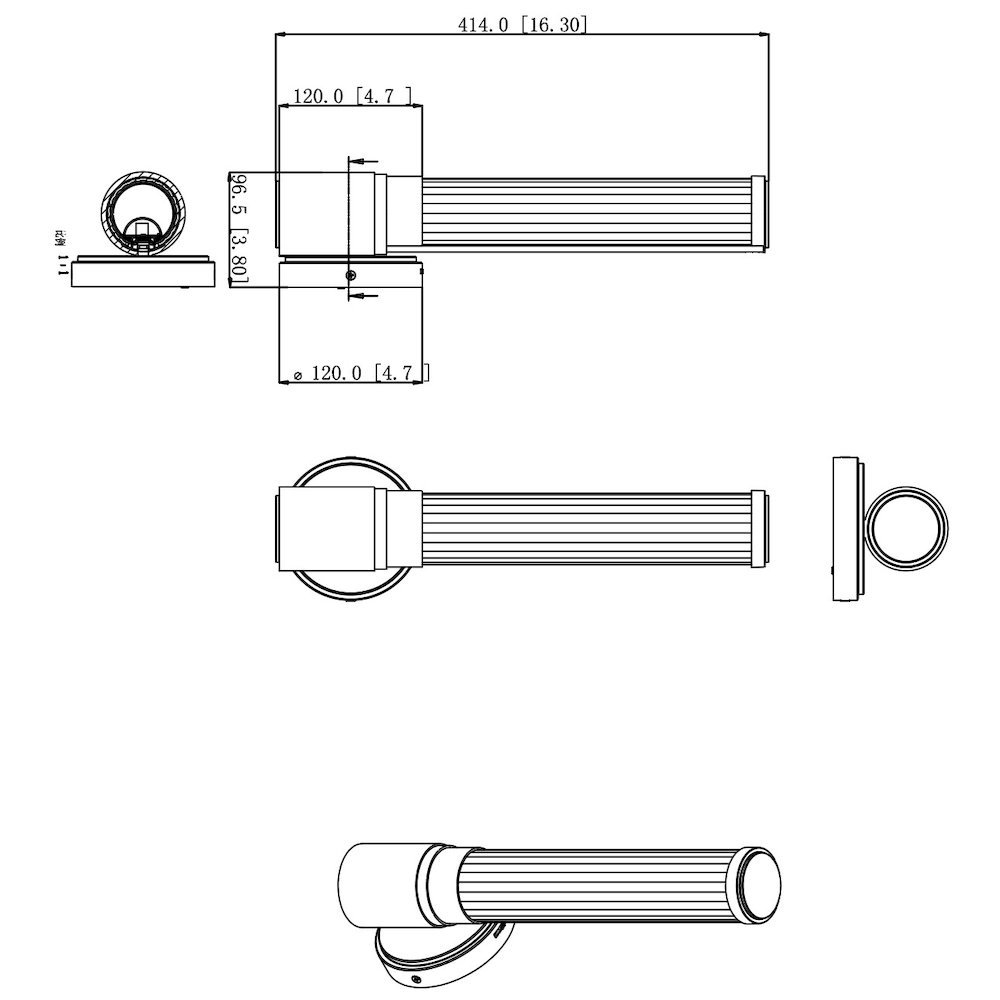 Z-Lite 1 Light Wall Sconce. Picture 8