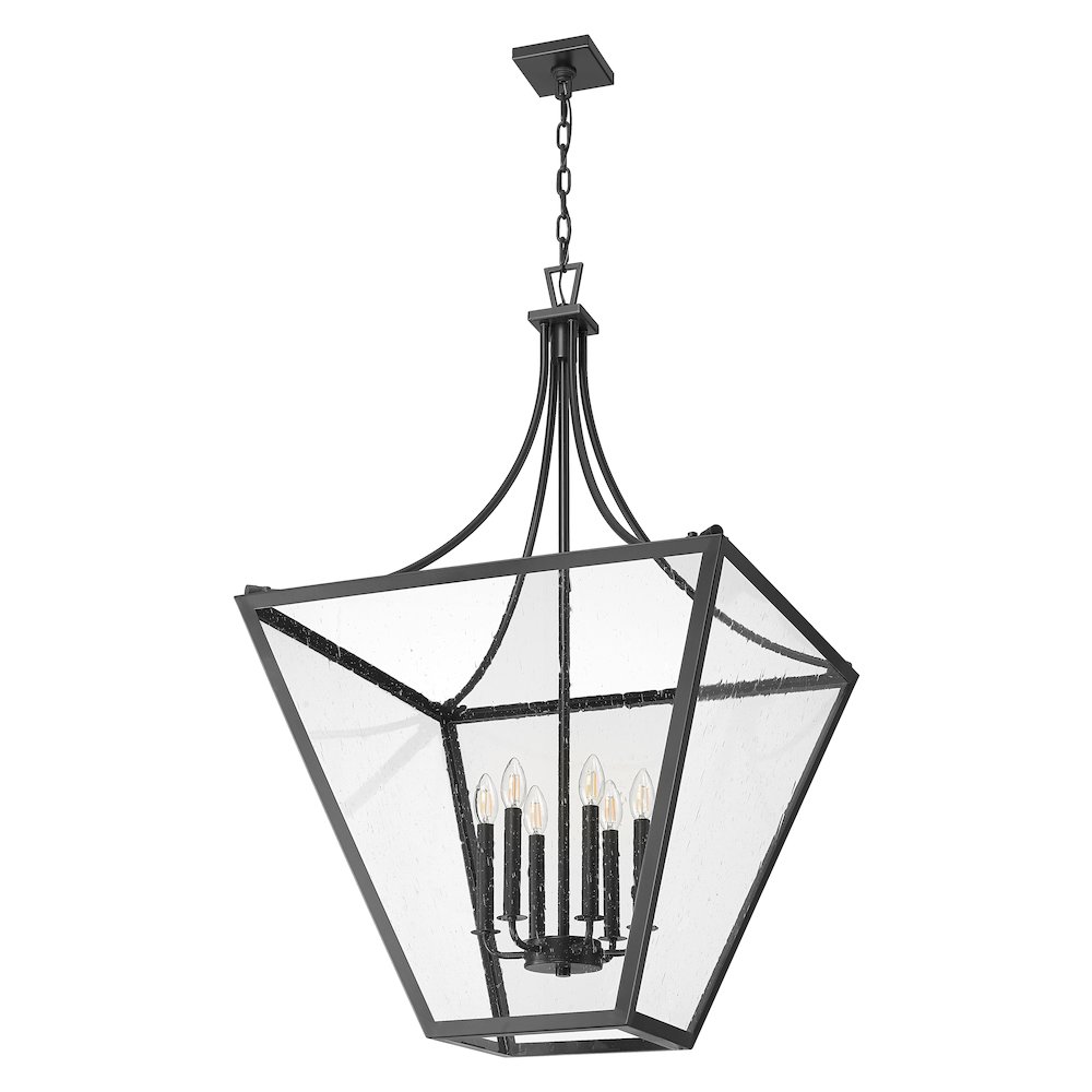 Z-Lite 6 Light Chandelier, Iron Ore. Picture 7