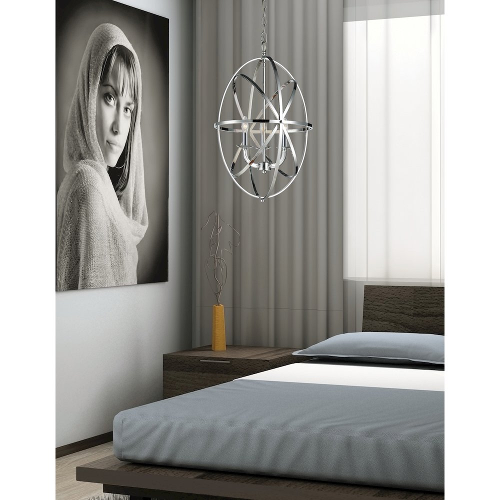 Z-Lite 3 Light Chandelier. Picture 3