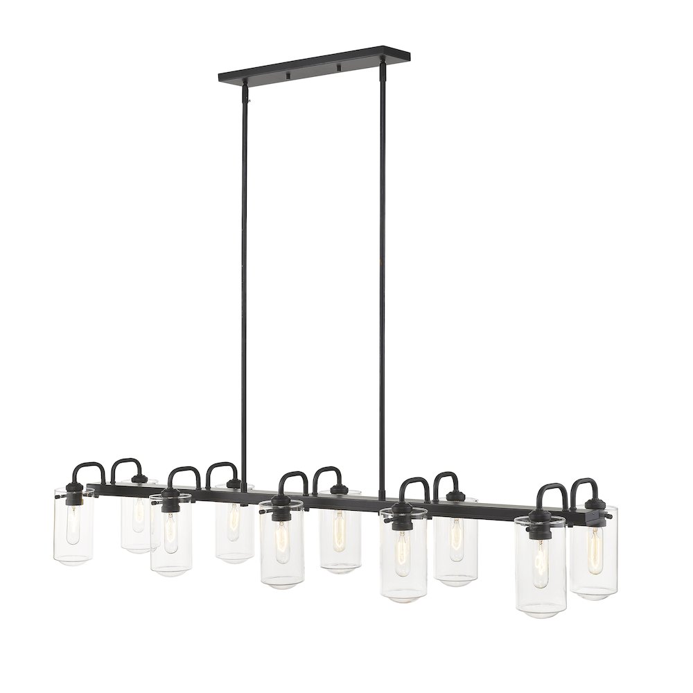 Z-Lite 10 Light Linear Chandelier. Picture 4