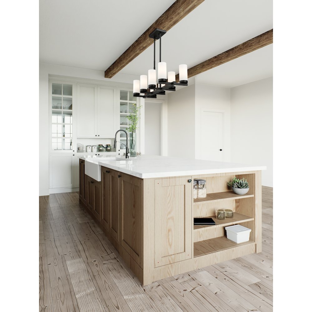 Z-Lite 8 Light Linear Chandelier. Picture 7