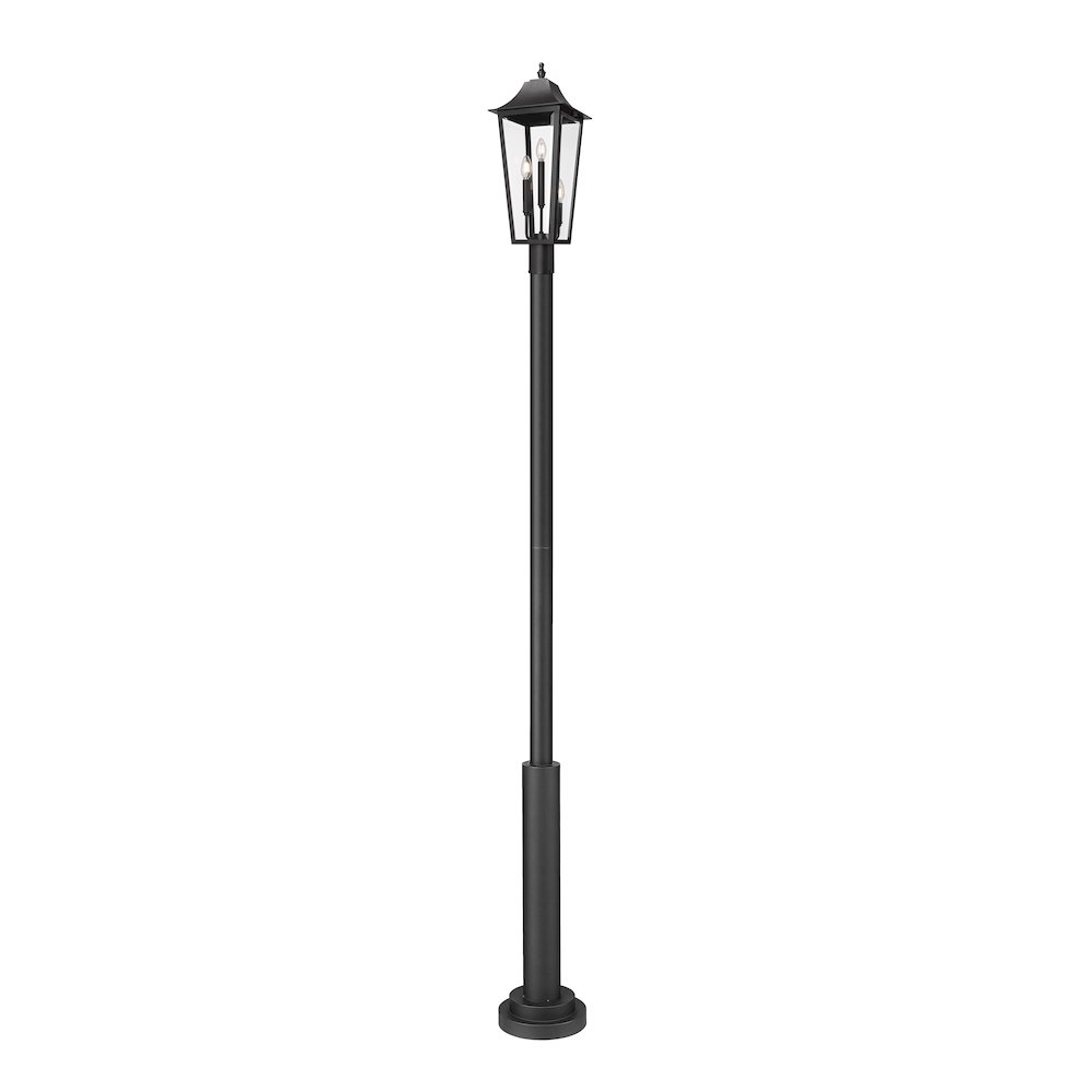 Z-Lite 3 Light Outdoor Post Mounted Fixture. Picture 1