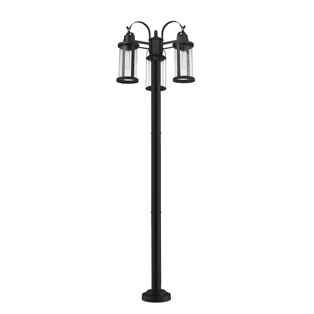 Z-Lite 3 Light Outdoor Post Mounted Fixture. Picture 3