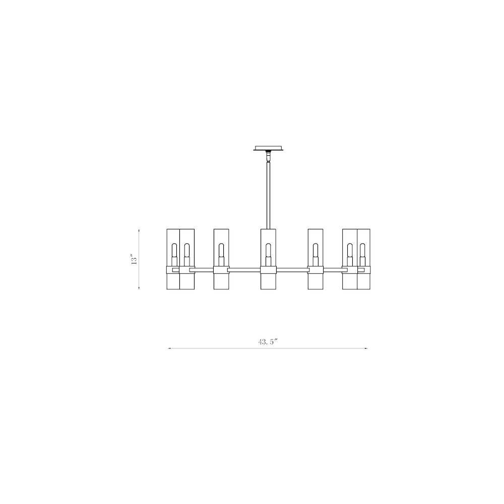 Z-Lite 12 Light Chandelier. Picture 8