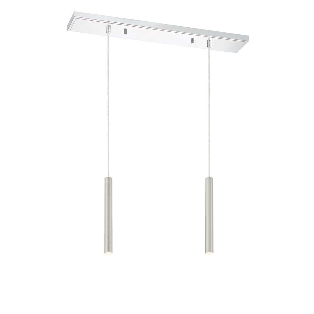 Z-Lite 2 Light Linear Chandelier. Picture 2