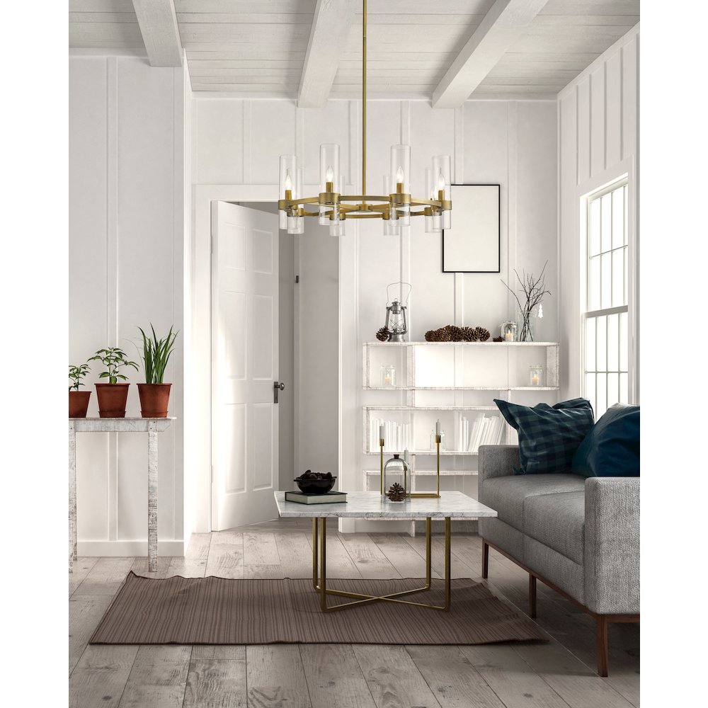 Z-Lite 8 Light Chandelier. Picture 7