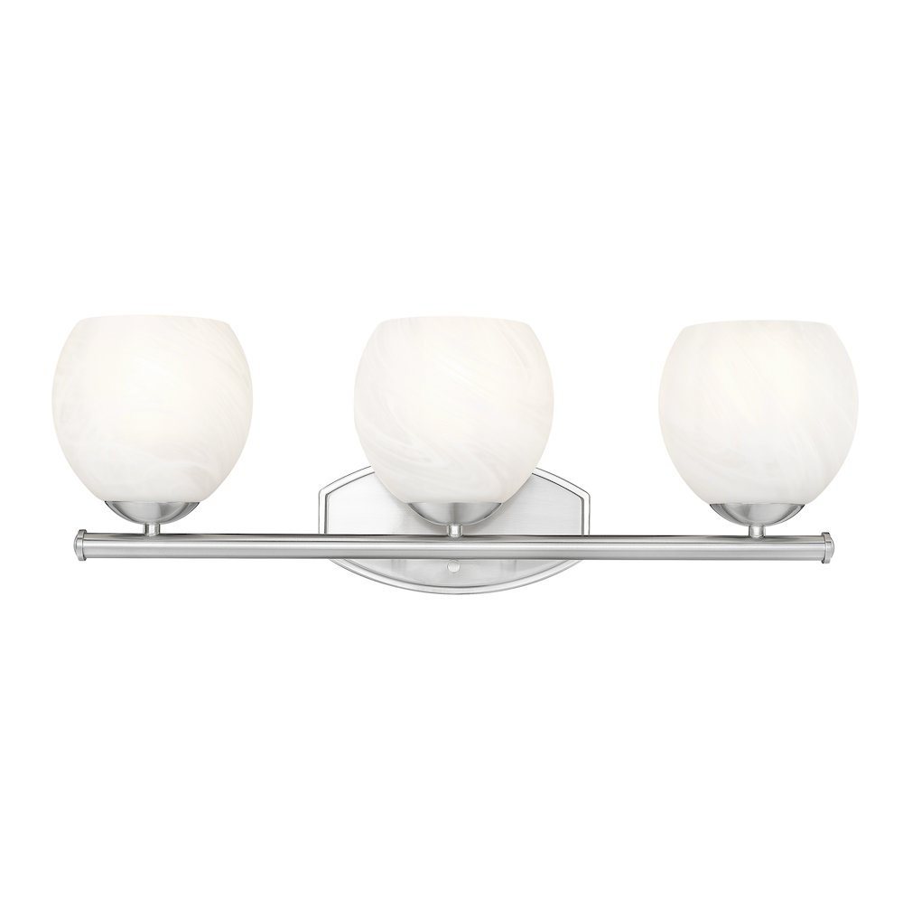 Z-Lite 3 Light Vanity, Brushed Nickel. Picture 2