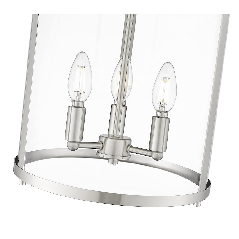 Z-Lite 3 Light Flush Mount. Picture 4