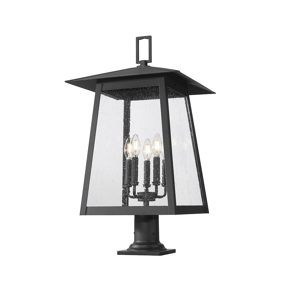 Z-Lite 5 Light Outdoor Pier Mounted Fixture. Picture 2