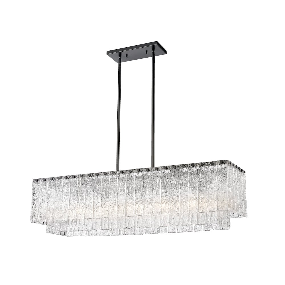 Z-Lite 5 Light Linear Chandelier. Picture 3