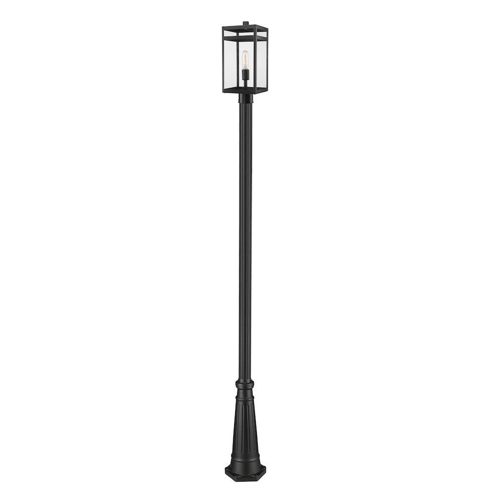 Z-Lite 1 Light Outdoor Post Mounted Fixture. Picture 1