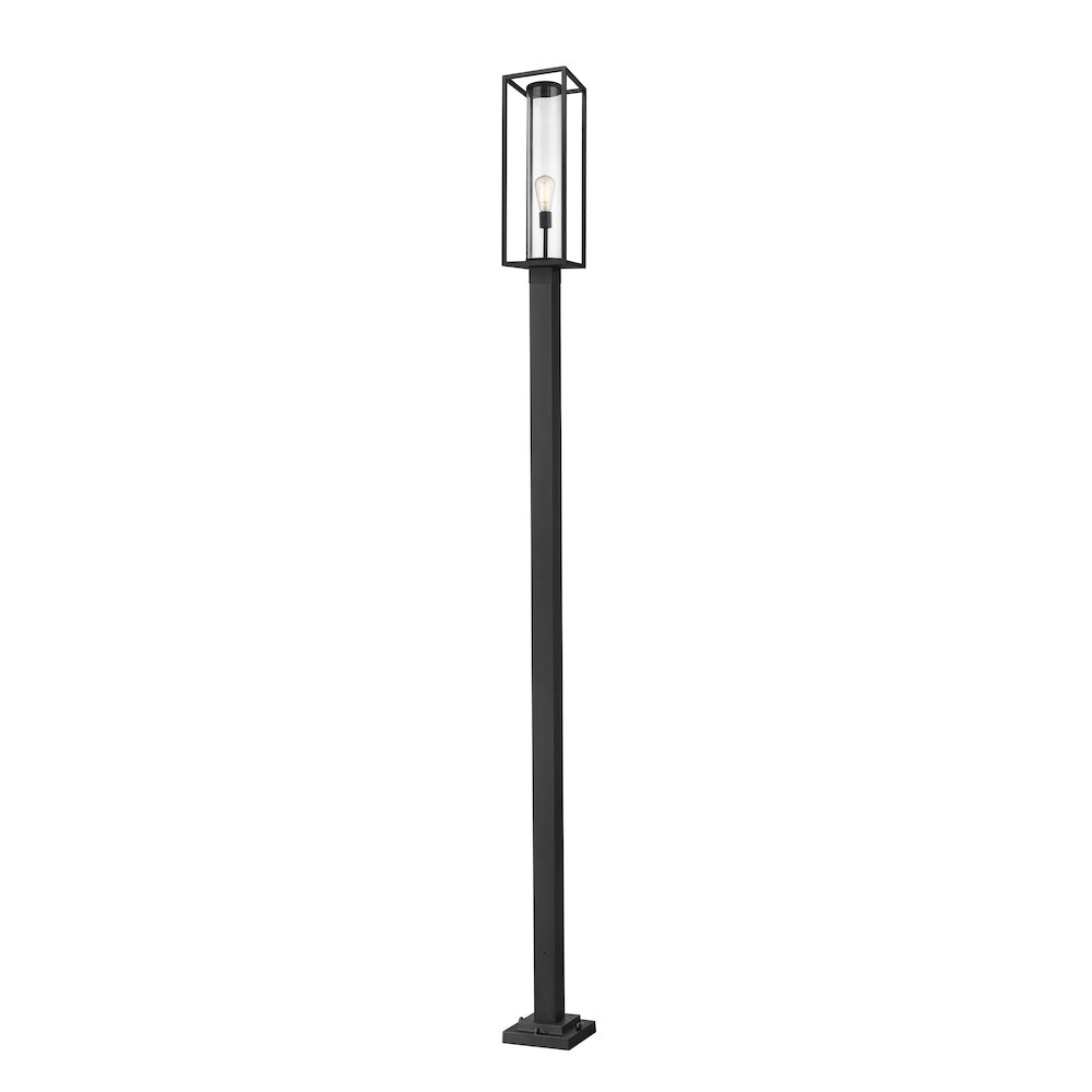 Z-Lite 1 Light Outdoor Post Mounted Fixture. Picture 1