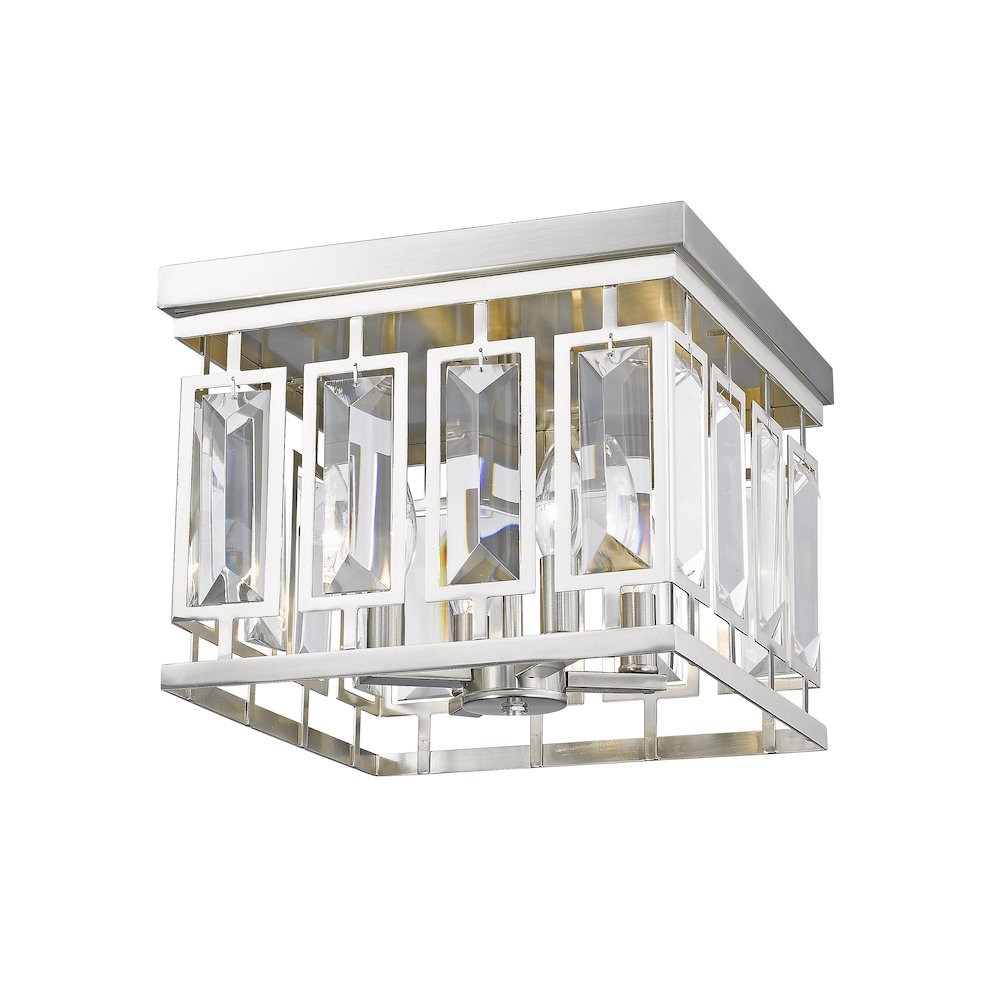 Z-Lite 4 Light Flush Mount. Picture 1