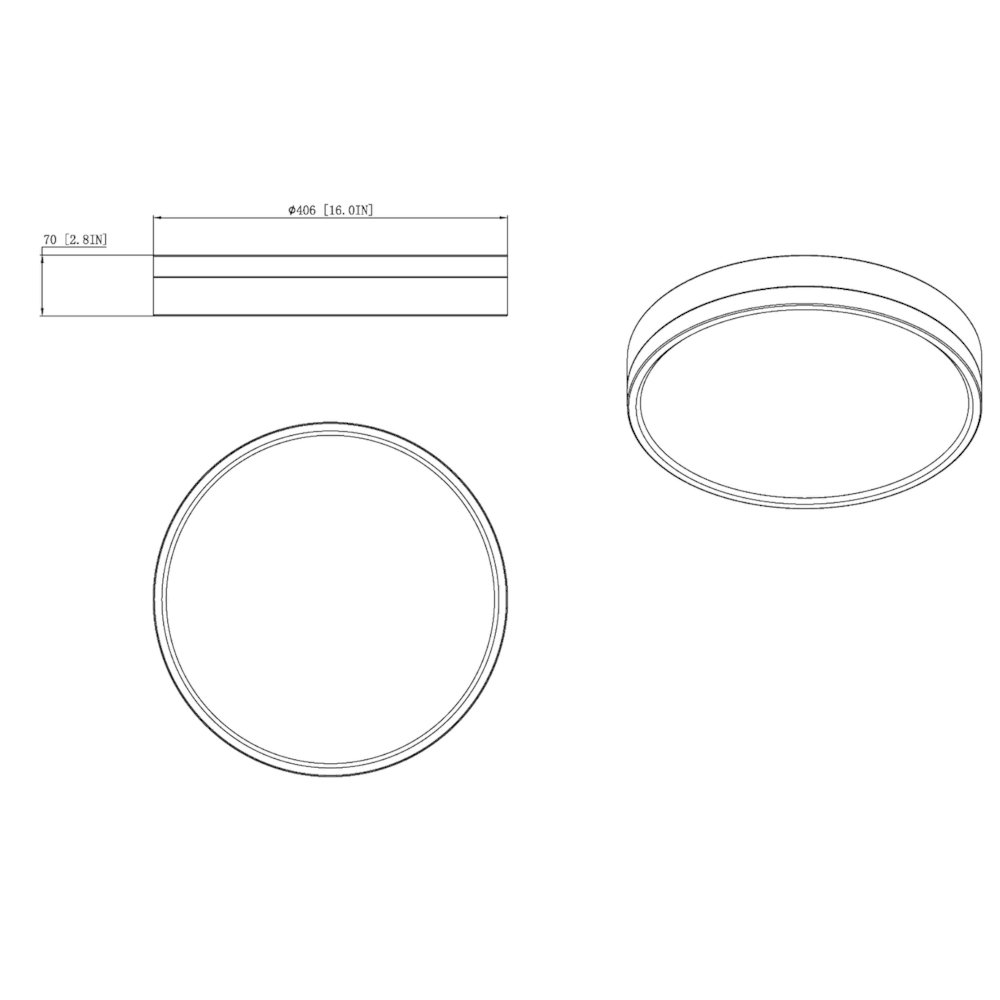 Z-Lite 1 Light Flush Mount. Picture 8