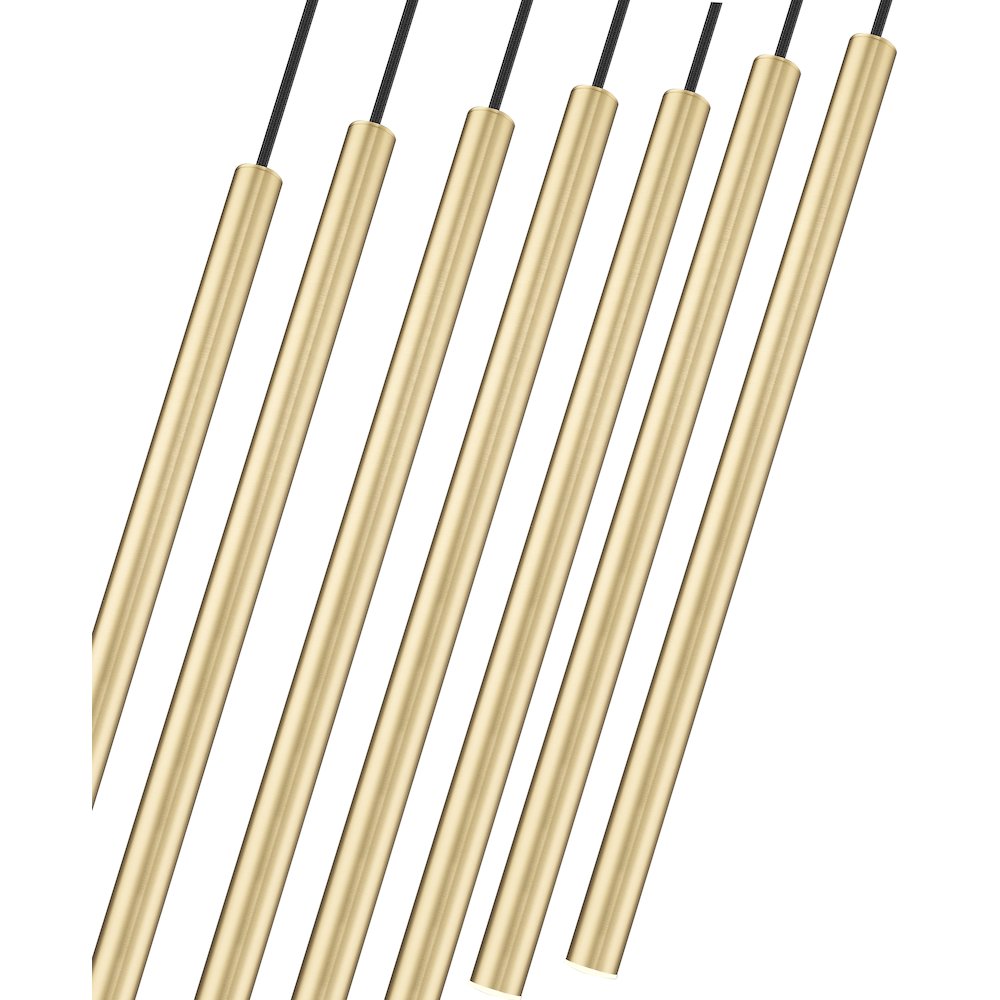 Z-Lite 7 Light Linear Chandelier. Picture 4