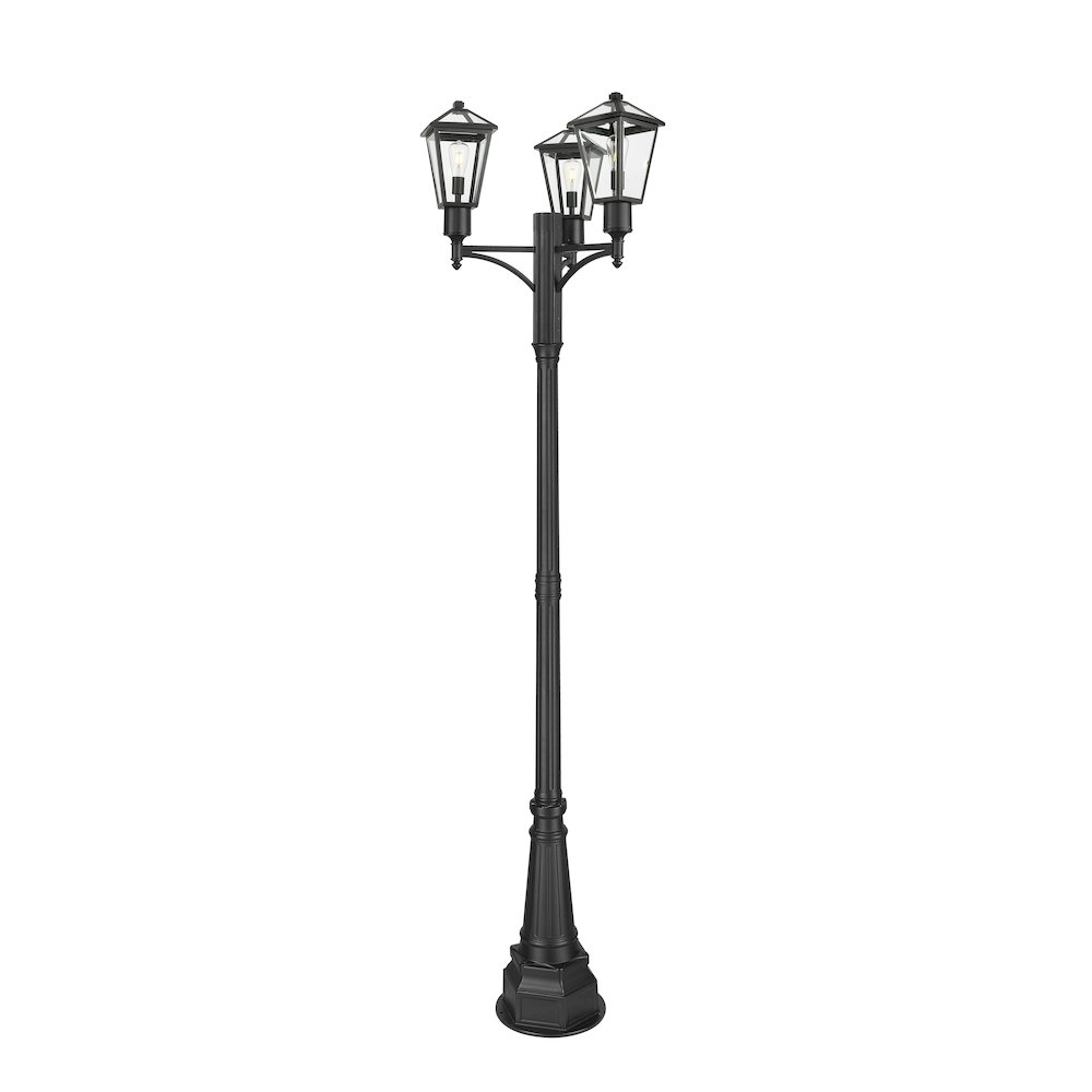 Z-Lite 1 Light Outdoor Post Mount Fixture. Picture 1