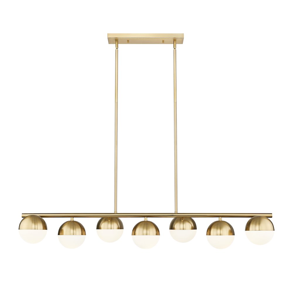 Z-Lite 7 Light Linear Chandelier. Picture 2