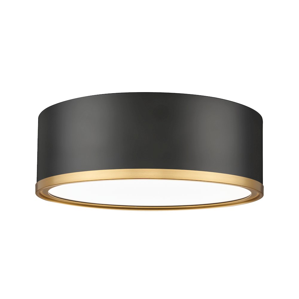 Z-Lite 1 Light Flush Mount. Picture 1