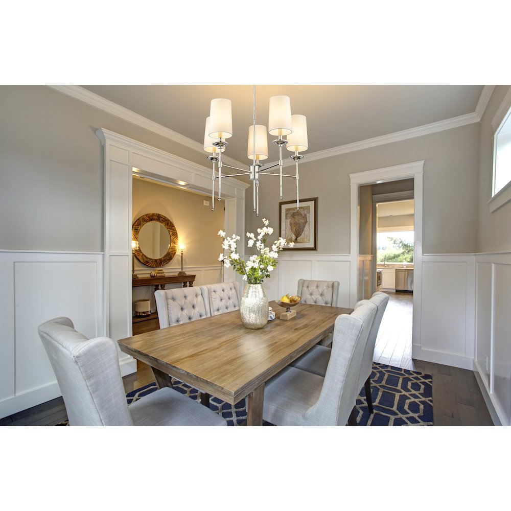 Z-Lite 5 Light Chandelier. Picture 6