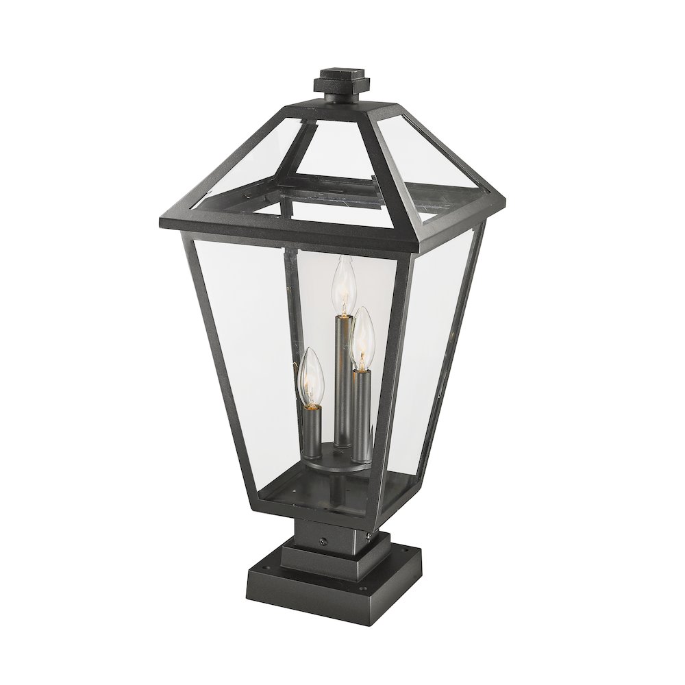 Z-Lite 3 Light Outdoor Pier Mounted Fixture. Picture 3