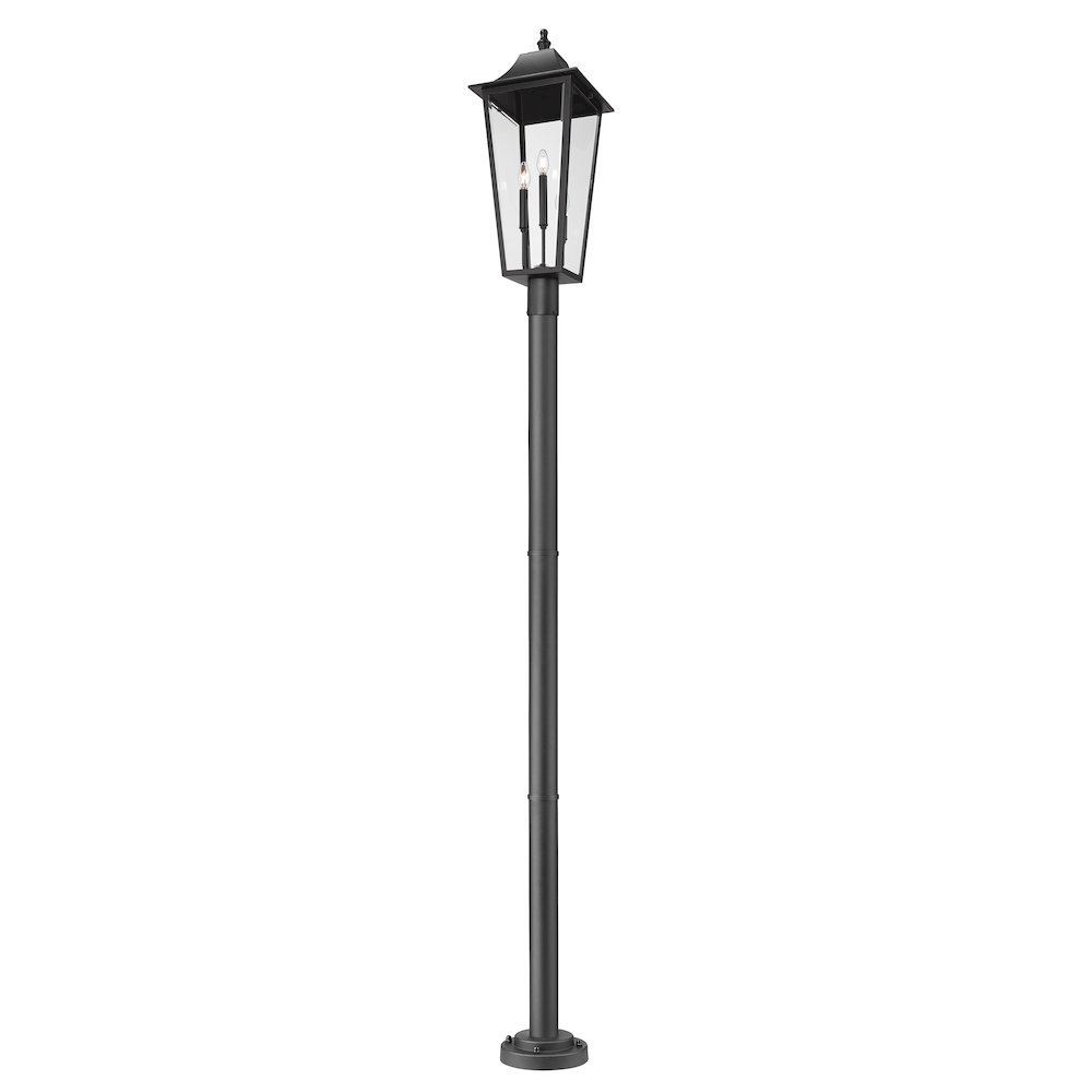 Z-Lite 3 Light Outdoor Post Mount Fixture. Picture 2