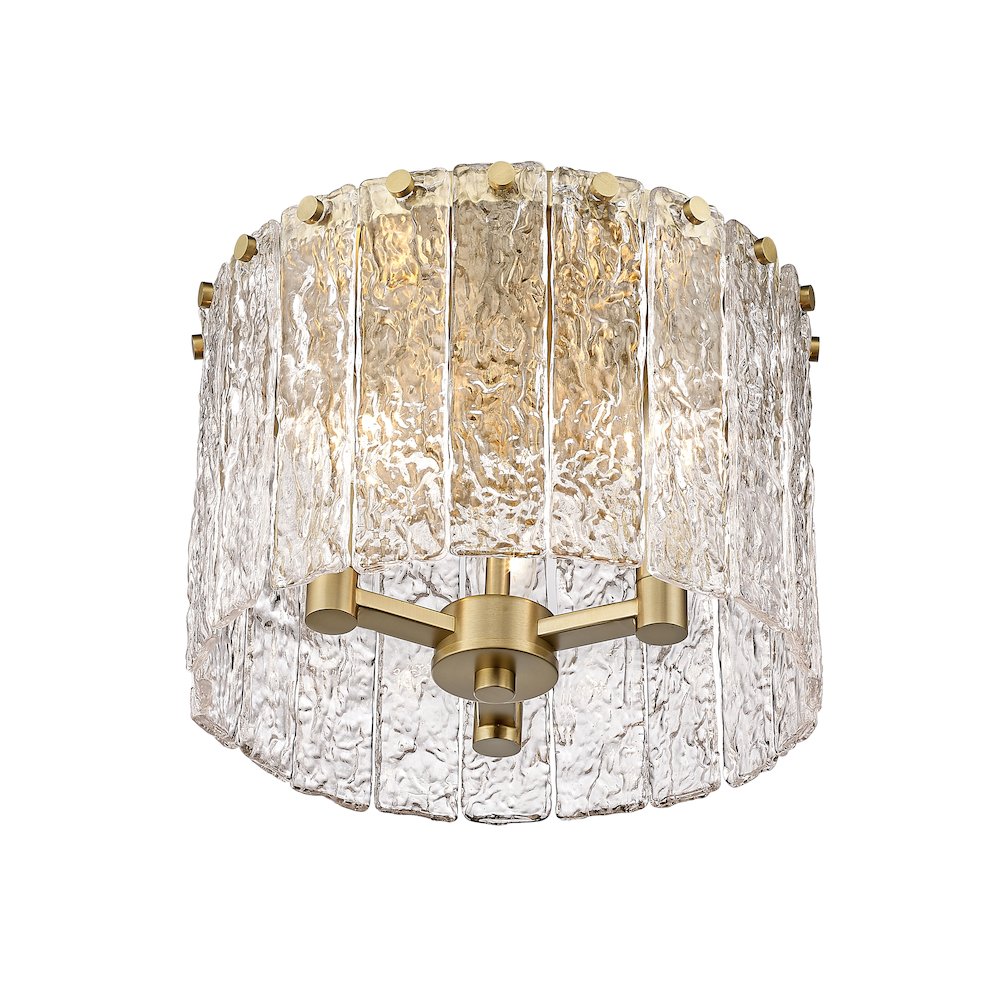 Z-Lite 3 Light Flush Mount. Picture 2