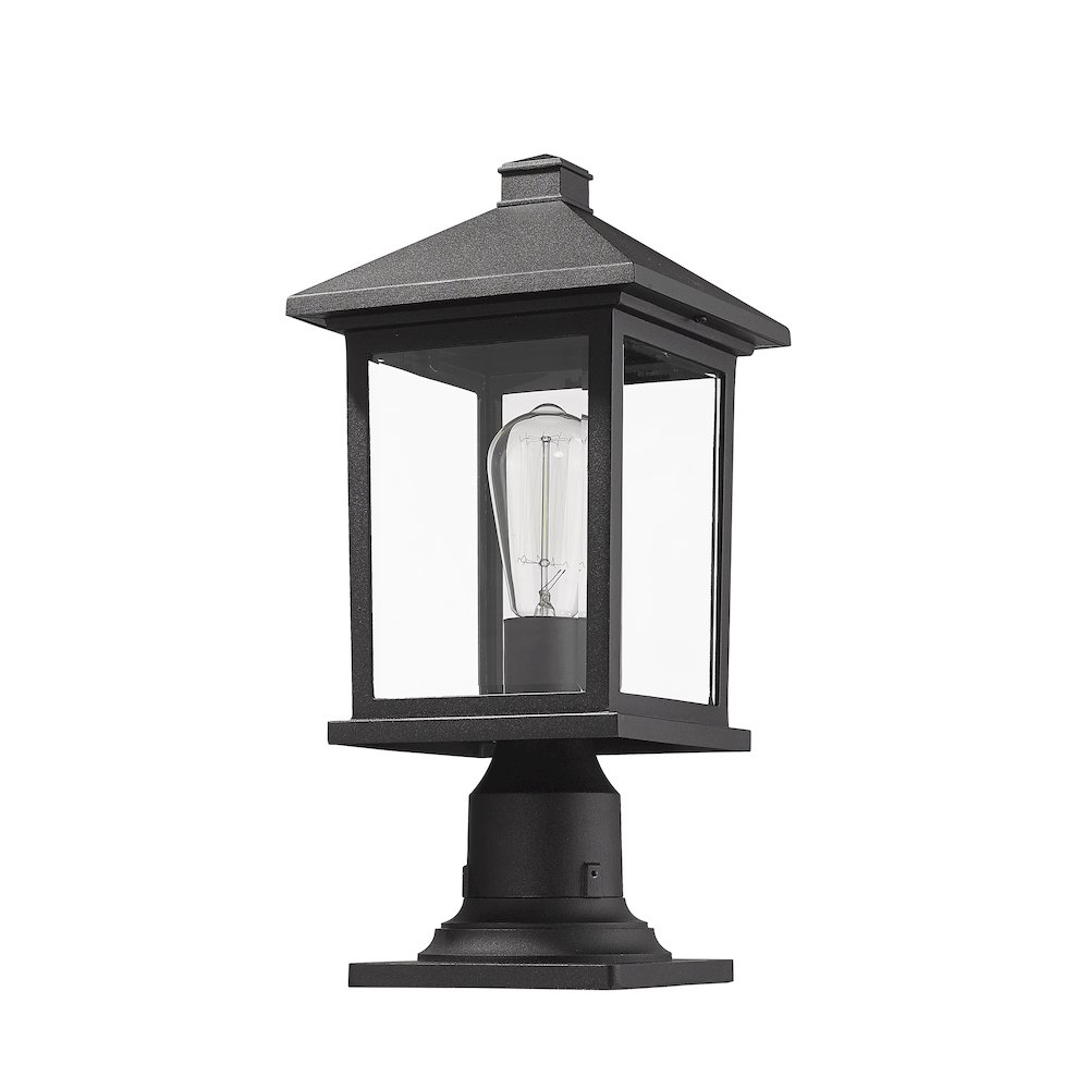 Z-Lite 1 Light Outdoor Pier Mounted Fixture. Picture 5